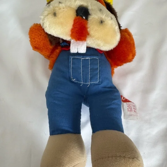 Vintage 1980s Jasper T. Jowls Chuck E Cheese Pizza Time Theatre 11” Plush Dog - Picture 2 of 8